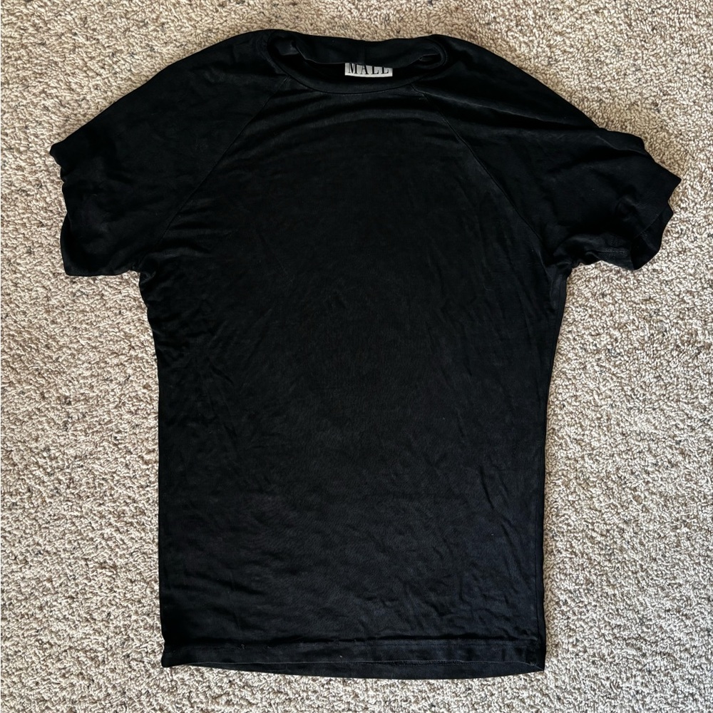 Sleek Black Men's Short Sleeve Tee